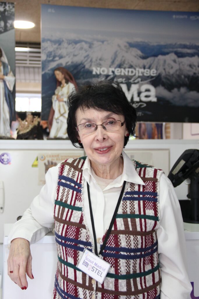 Miros, of the Scout Madrid Hostel team